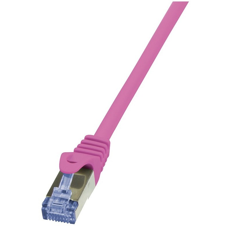LogiLink Patch Cable Cat.6A S/FTP pink LogiLink Patch Cable Cat.6A S/FTP pink